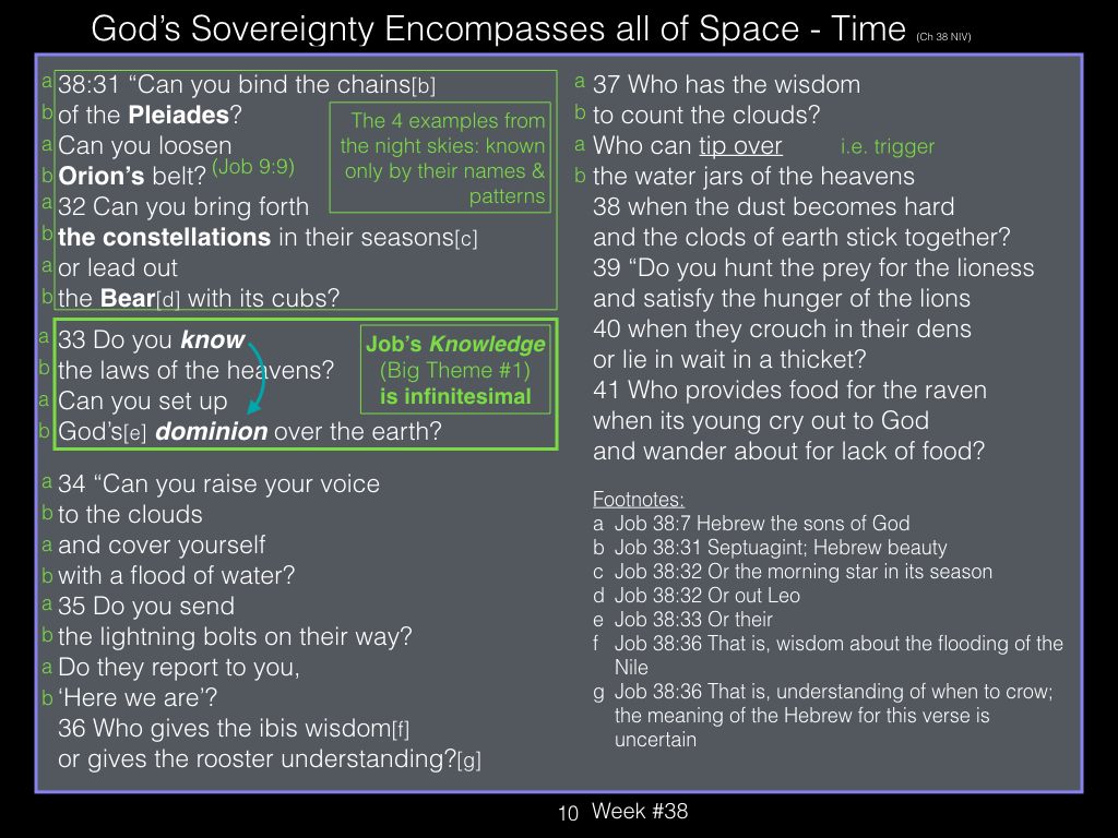 Book of Job, Week #38.010