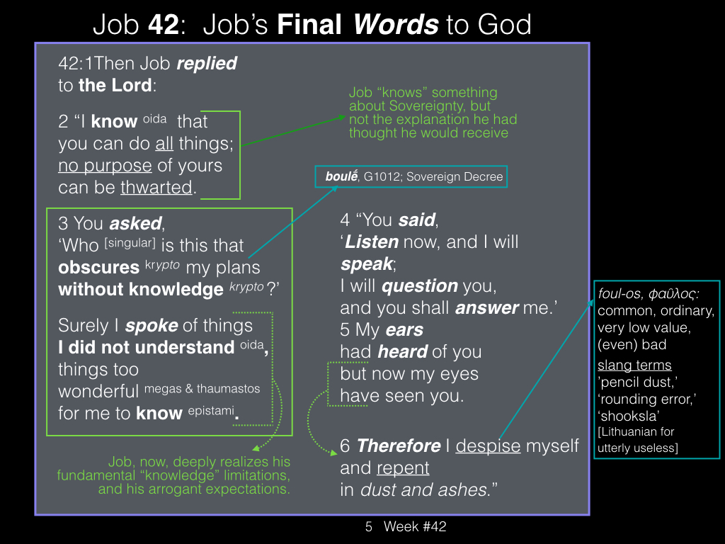 Book of Job, Week #42.005